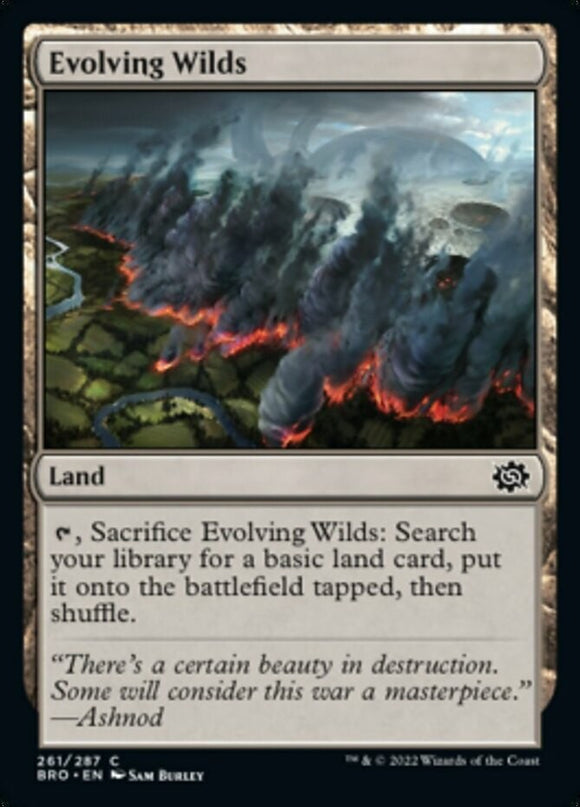 Evolving Wilds - The Brothers' War - English - NM - MTG