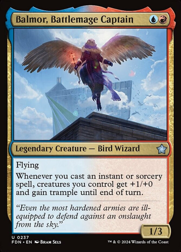 Balmor, Battlemage Captain - Foundations - English - NM - MTG