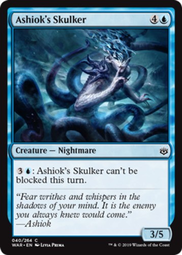 Ashiok's Skulker - War Of The Spark - English - NM - MTG