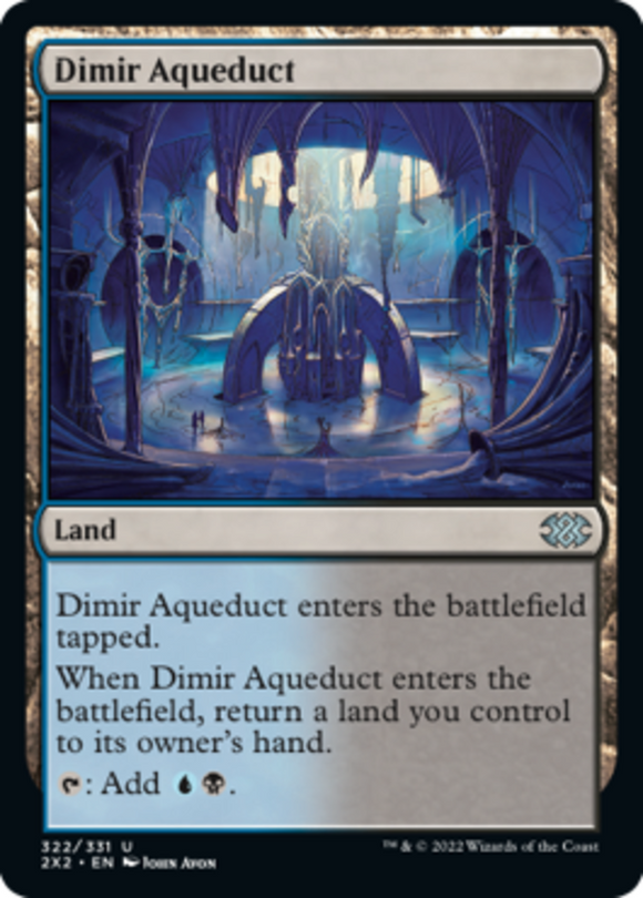 Dimir Aqueduct - Double Masters 2022 - English - NM - MTG