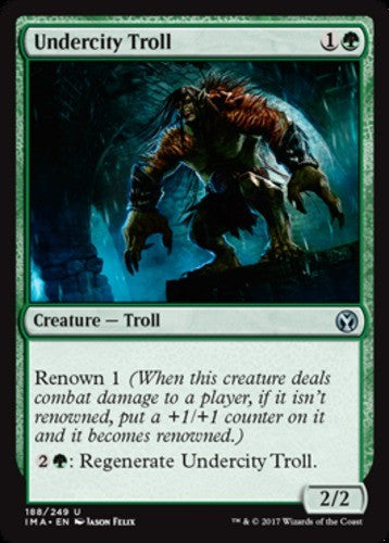 Undercity Troll - Iconic Masters - English - NM - MTG