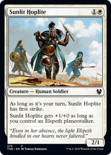 Sunlit Hoplite - Planeswalker Deck Exclusive - Theros Beyond Death - English - N