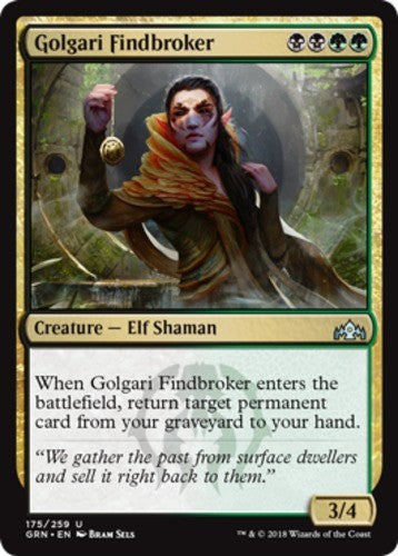 Golgari Findbroker - Guilds of Ravnica - English - NM - MTG