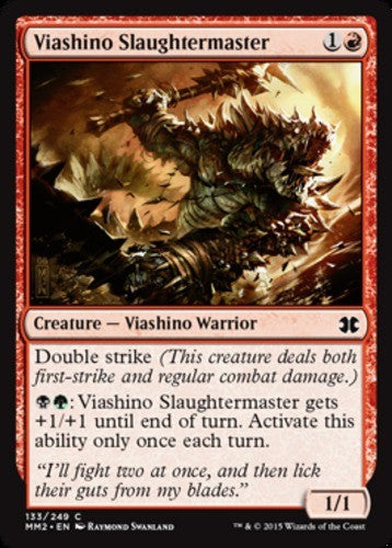 Viashino Slaughtermaster - Modern Masters 2015 - English - NM - MTG