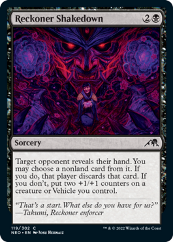 Reckoner Shakedown - Kamigawa: Neon Dynasty - English - NM - MTG