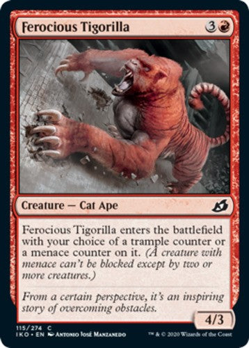 Ferocious Tigorilla - Ikoria: Lair of Behemoths - English - NM - MTG