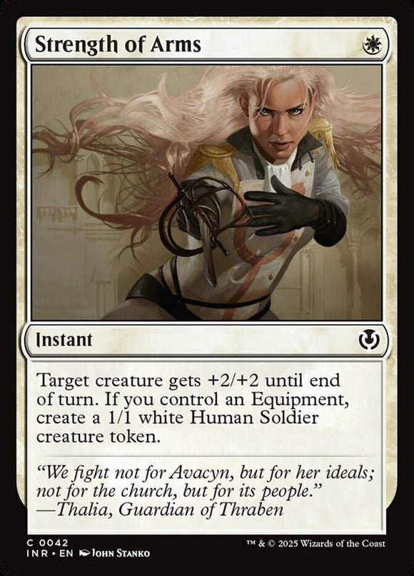 Strength of Arms - Innistrad Remastered - English - NM - MTG