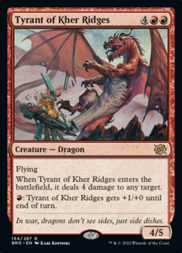 Tyrant of Kher Ridges - The Brothers' War - English - NM - MTG