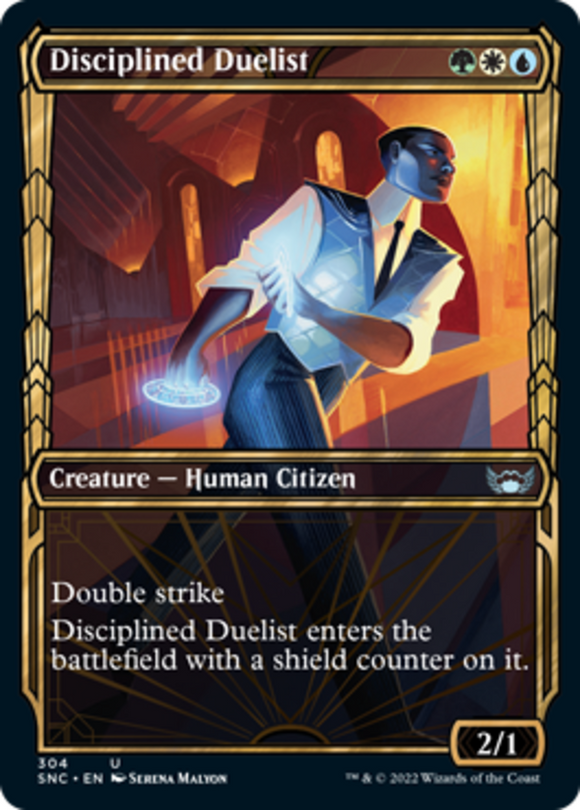 Disciplined Duelist - Showcase - Streets of New Capenna - English - NM - MTG