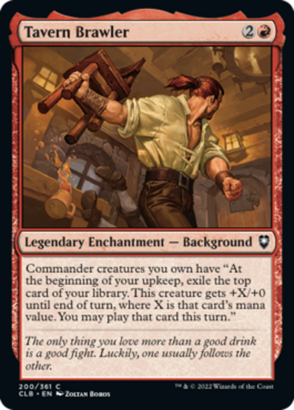 Tavern Brawler - Battle for Baldur's Gate - English - NM - MTG