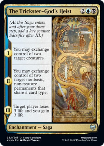 The Trickster-God's Heist - Kaldheim - English - NM - MTG