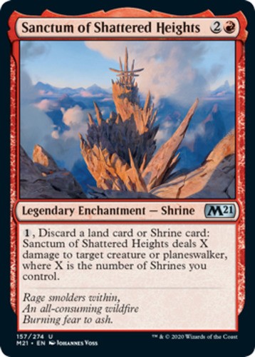 Sanctum of Shattered Heights - Core Set 2021 (M21) - English - NM - MTG