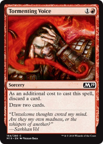 Tormenting Voice - Core Set 2019 (M19) - English - NM - MTG