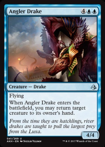 Angler Drake - Amonkhet - English - NM - MTG