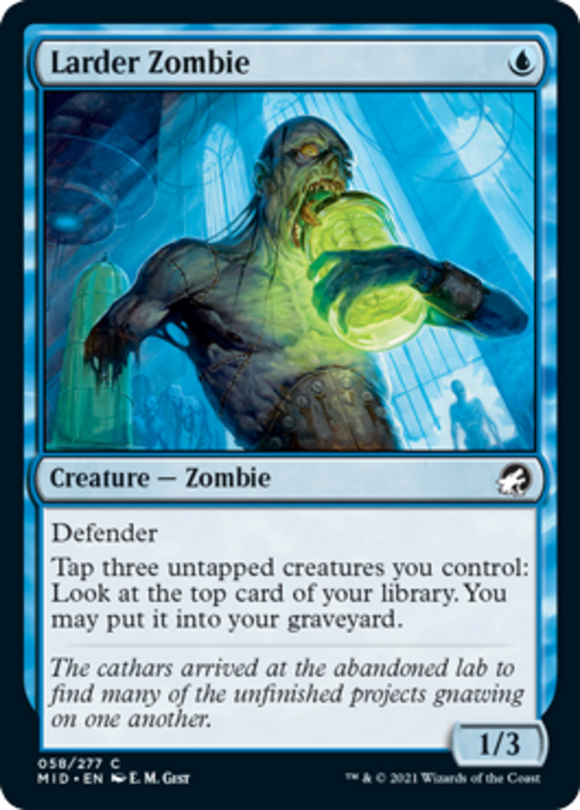 Larder Zombie - Innistrad: Midnight Hunt - English - NM - MTG