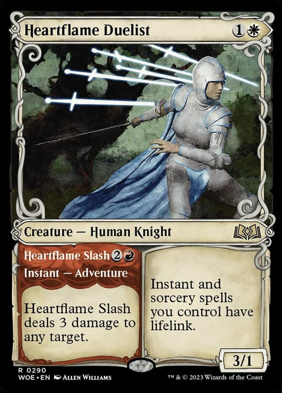 Heartflame Duelist // Heartflame Slash - Showcase - Wilds of Eldraine - English