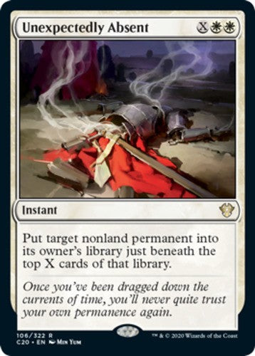 Unexpectedly Absent - Commander 2020 - English - NM - MTG