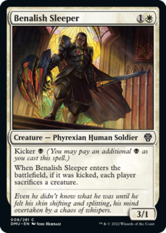 Benalish Sleeper - Dominaria United - English - NM - MTG