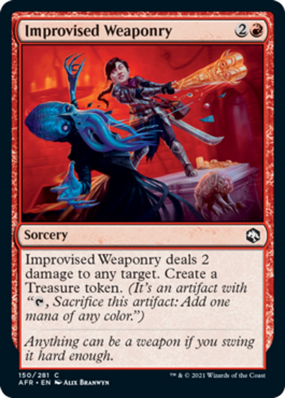 Improvised Weaponry - Forgotten Realms - English - NM - MTG