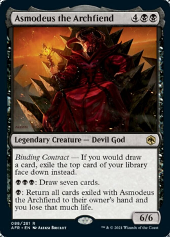Asmodeus the Archfiend - Forgotten Realms - English - NM - MTG