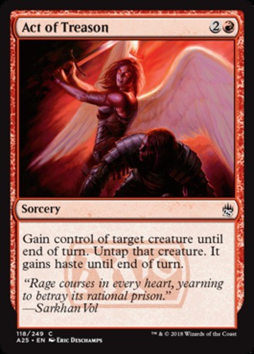 Act of Treason - Masters 25 - English - NM - MTG