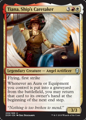Tiana, Ship's Caretaker - Dominaria - English - NM - MTG