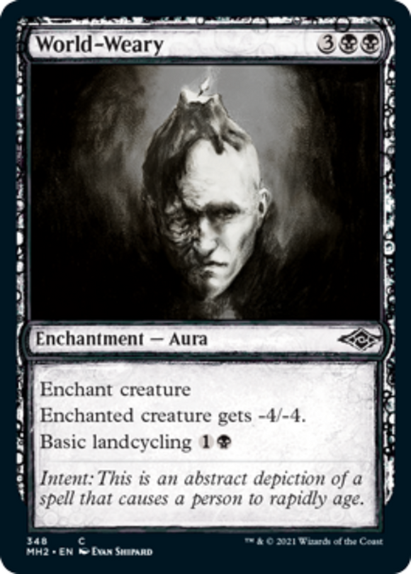 World-Weary - Showcase - Modern Horizons 2 - English - NM - MTG