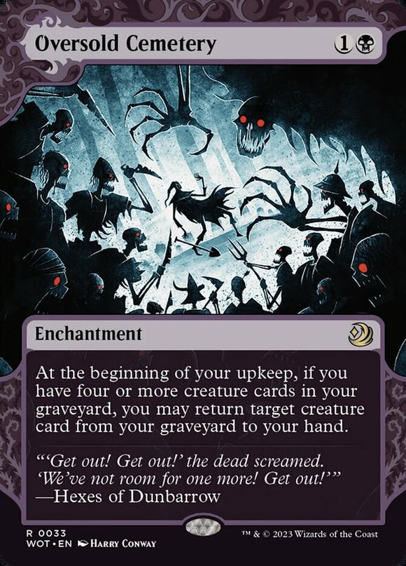 Oversold Cemetery - Wilds of Eldraine: Enchanting Tales - English - NM - MTG