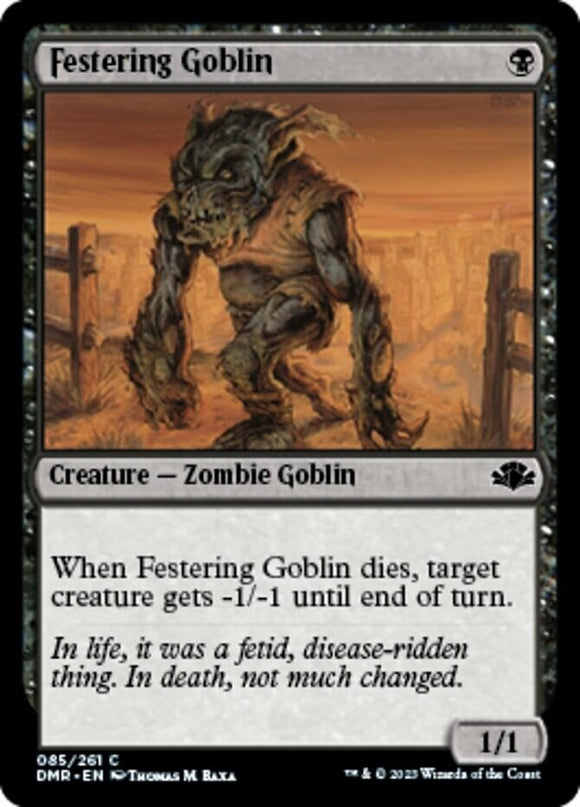 Festering Goblin - Dominaria Remastered - English - NM - MTG