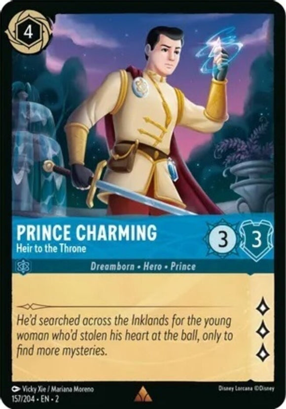 Prince Charming - Heir to the Throne - 157/204 - Rare - Rise of the Floodborn NM