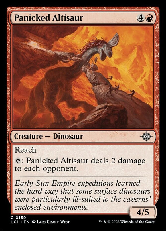 Panicked Altisaur - Lost Caverns of Ixalan - English - NM - MTG
