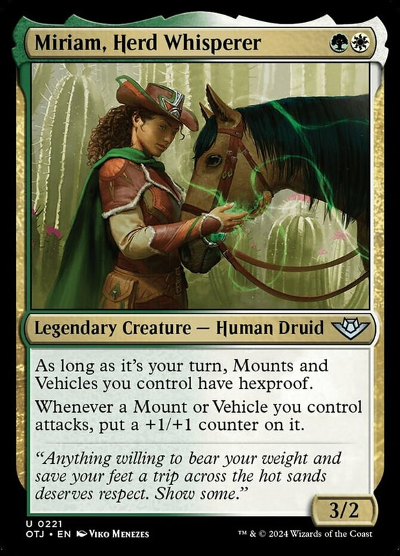 Miriam, Herd Whisperer - Outlaws of Thunder Junction - English - NM - MTG
