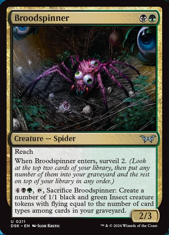 Broodspinner - Duskmourn: House of Horror - English - NM - MTG