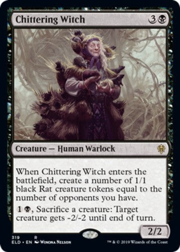 Chittering Witch - Brawl Deck Exclusive - Throne of Eldraine - English - NM - MT