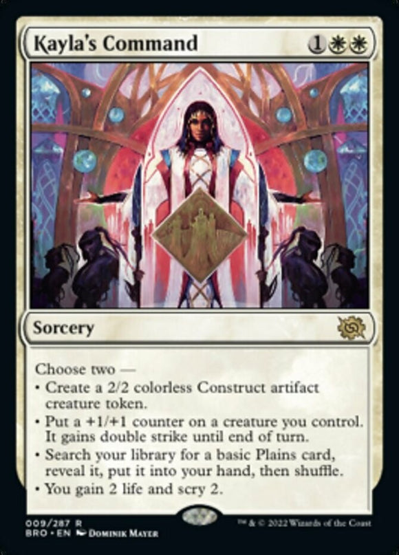Kayla's Command - The Brothers' War - English - NM - MTG