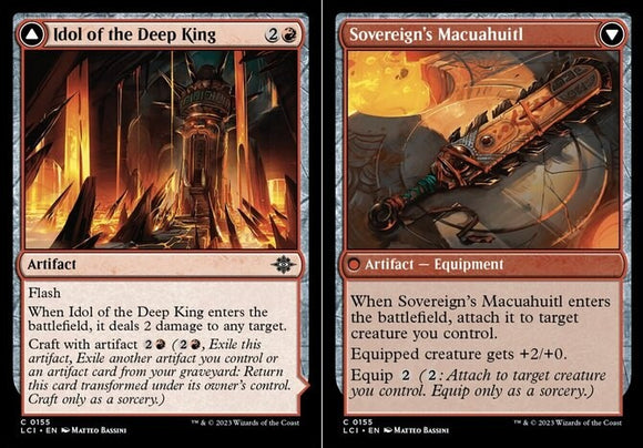 Idol of the Deep King // Sovereign's Macuahuitl - Lost Caverns of Ixalan - Engli