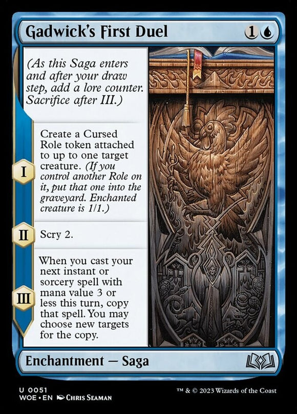 Gadwick's First Duel - Wilds of Eldraine - English - NM - MTG