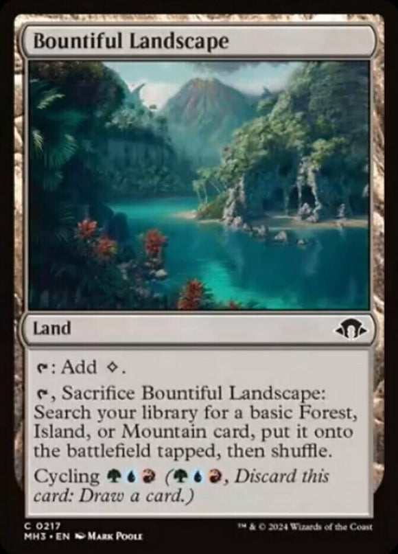 Bountiful Landscape - Modern Horizons 3 - English - NM - MTG