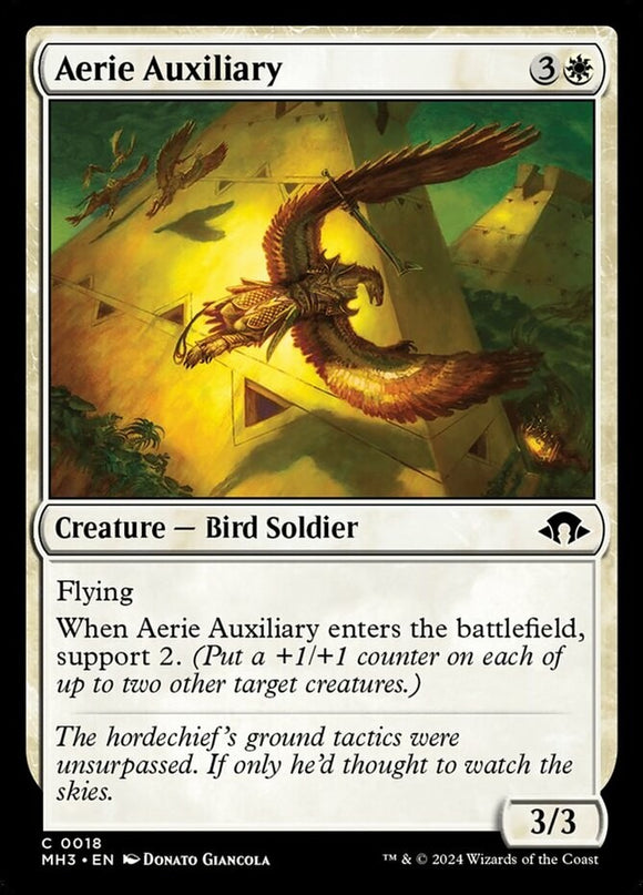Aerie Auxiliary - Modern Horizons 3 - English - NM - MTG