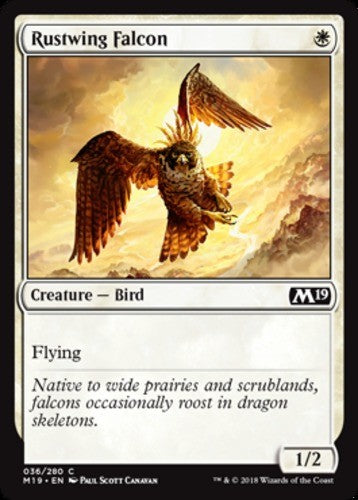 Rustwing Falcon - Core Set 2019 (M19) - English - NM - MTG