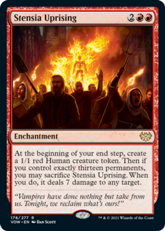 Stensia Uprising - Innistrad: Crimson Vow - English - NM - MTG