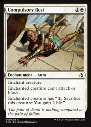 Compulsory Rest - Amonkhet - English - NM - MTG