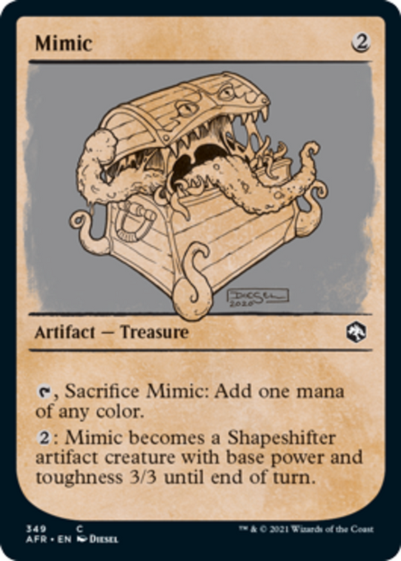 Mimic - Showcase - Forgotten Realms - English - NM - MTG
