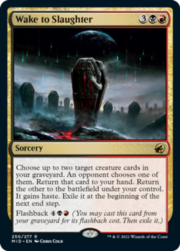 Wake to Slaughter - Innistrad: Midnight Hunt - English - NM - MTG