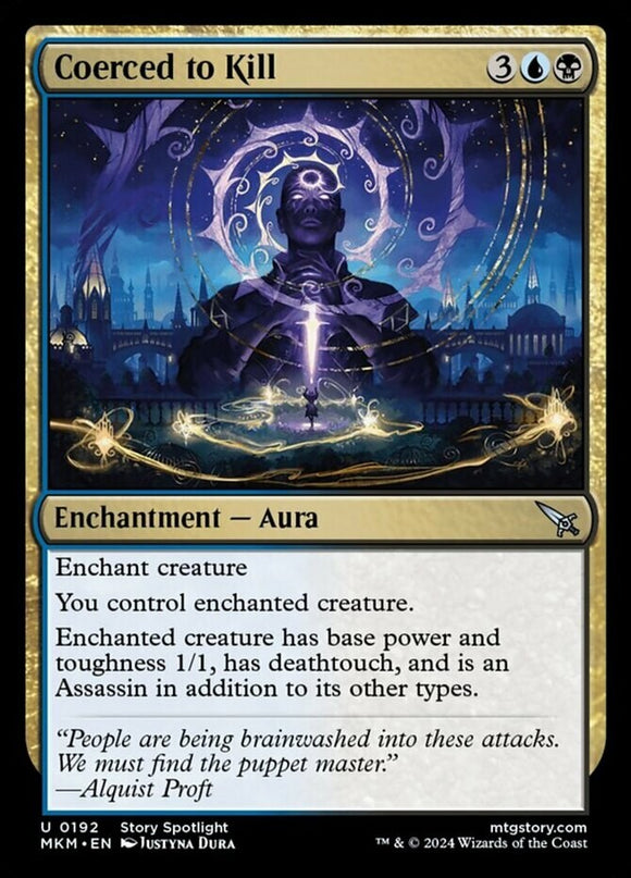 Coerced to Kill - Murders at Karlov Manor - English - NM - MTG