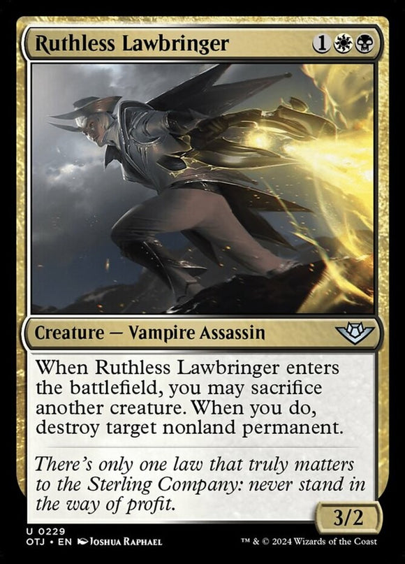 Ruthless Lawbringer - Outlaws of Thunder Junction - English - NM - MTG