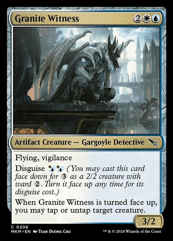 Granite Witness - Murders at Karlov Manor - English - NM - MTG
