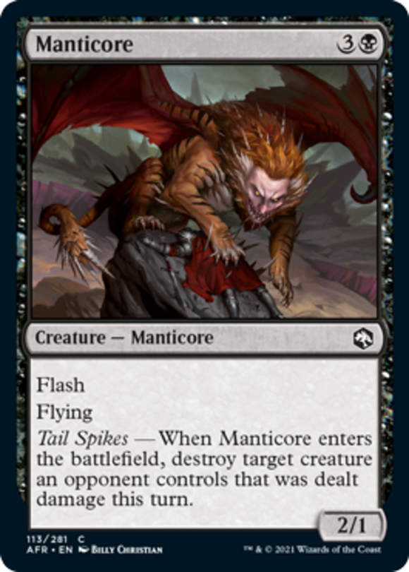 Manticore - Forgotten Realms - English - NM - MTG