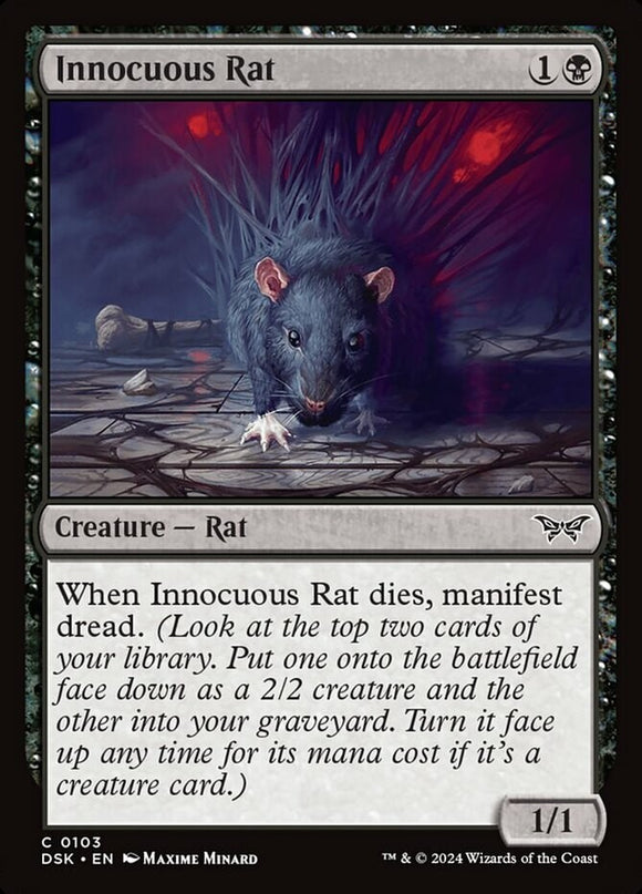 Innocuous Rat - Duskmourn: House of Horror - English - NM - MTG