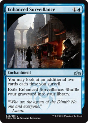 Enhanced Surveillance - Guilds of Ravnica - English - NM - MTG